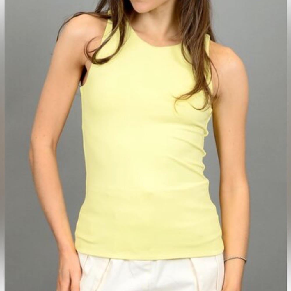 RD Style Vibrant Yellow/Green Tank Top  M